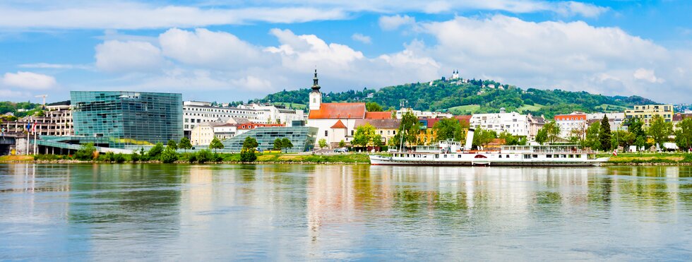 Stadtzentrum von Linz an der Donau